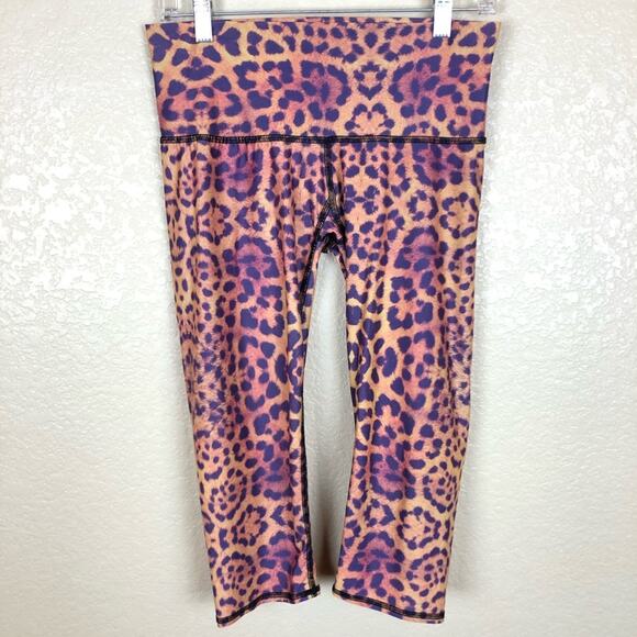 Teeki Purple Awakening Goddess Capri Leggings. - Picture 2 of 8